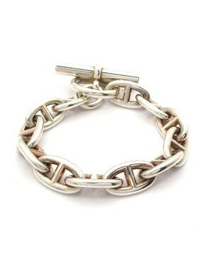 Hermes Bracelet Chaine D'ancre GM Silver 11 Links